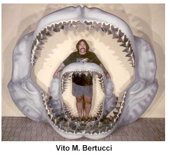Vito M. Bertucci With his Shark Jaws